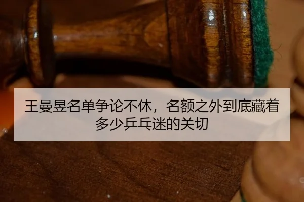 王曼昱名单争论不休，名额之外到底藏着多少乒乓迷的关切